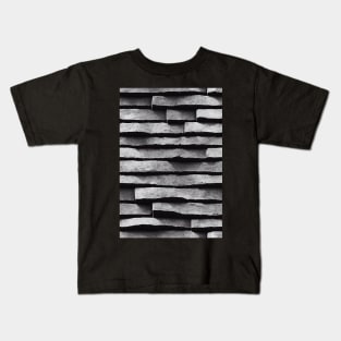 Simple Minimalistic Stone Wall, Faux Stone #16 Kids T-Shirt